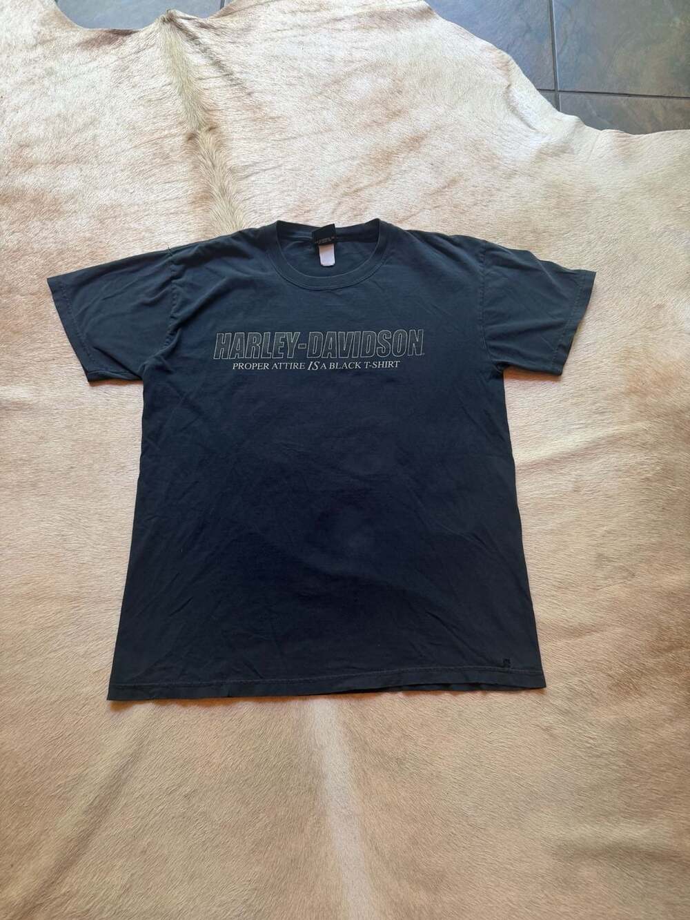 Vintage Harley-Davidson Montgomery AL 'Proper Attire' Graphic T-Shirt